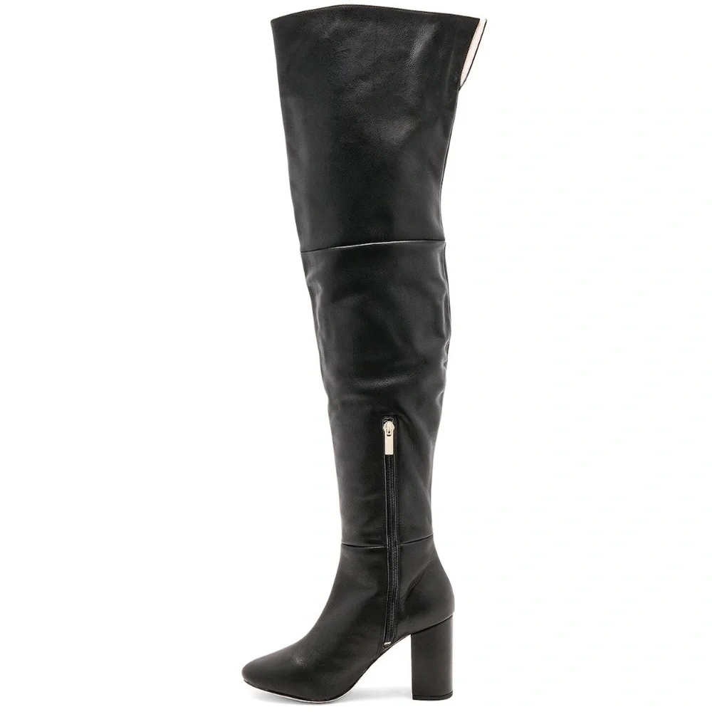RAYE Aries Leather Thigh-High Boot With Box